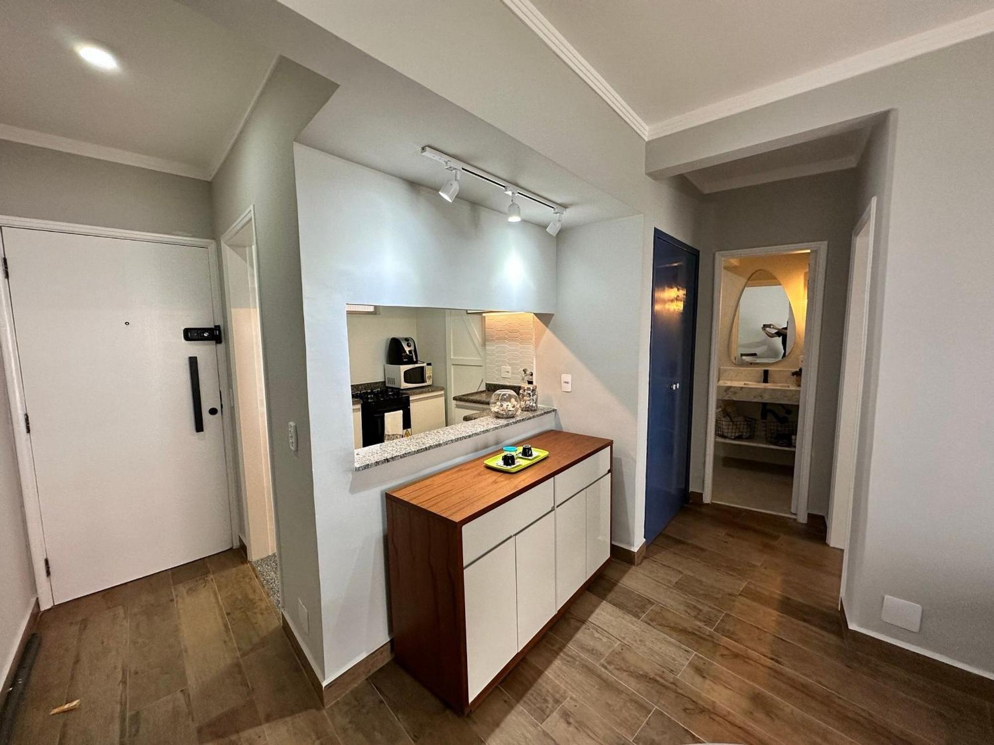Apartamento Pe Na Areia Melhor Vista Mar De Santos Exteriér fotografie